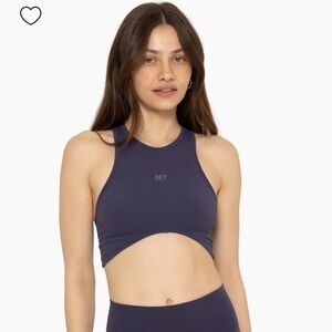 NEW SET Active SculptFlex High Neck Angle Bra